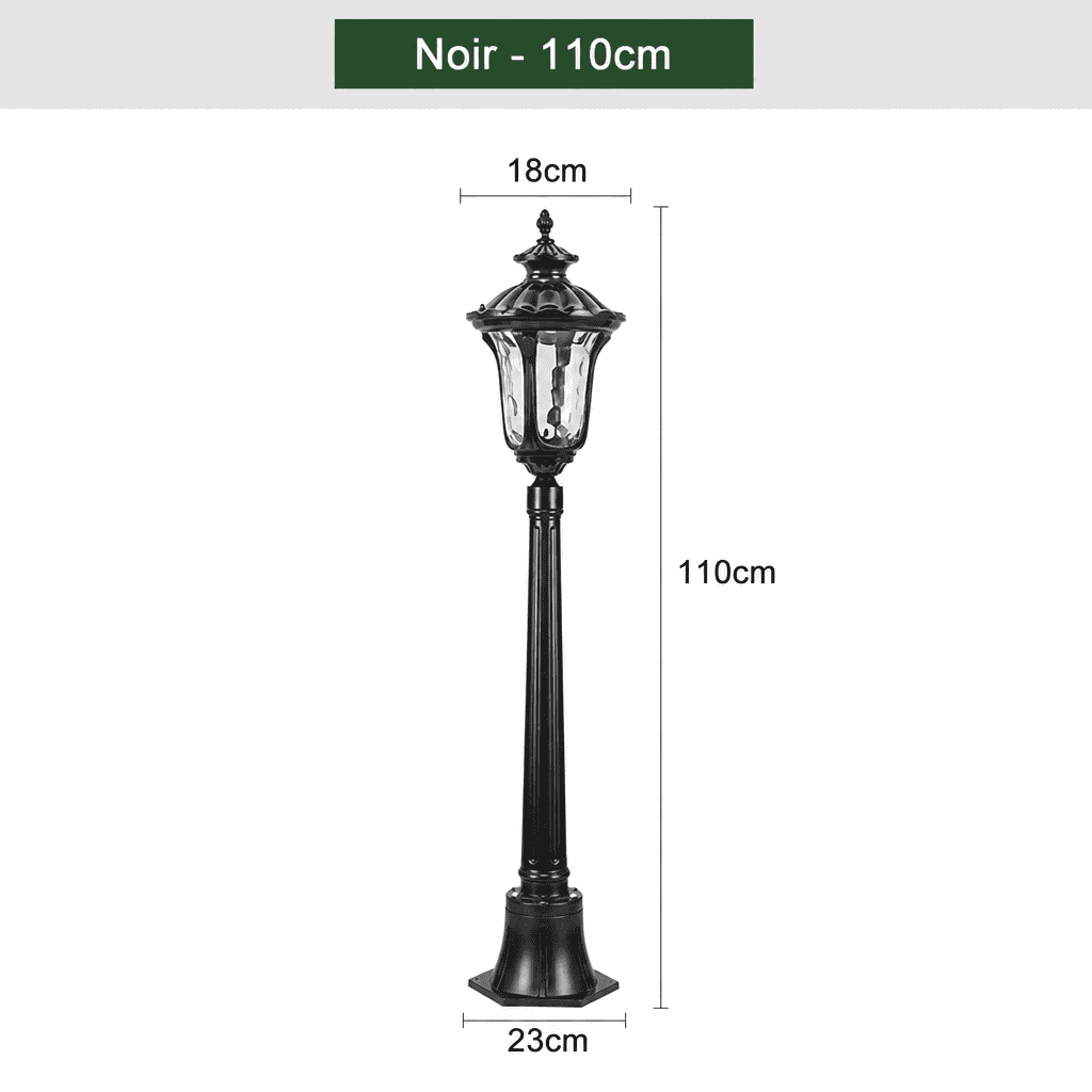Lampadaire extérieur vintage Jardin d'Orée 