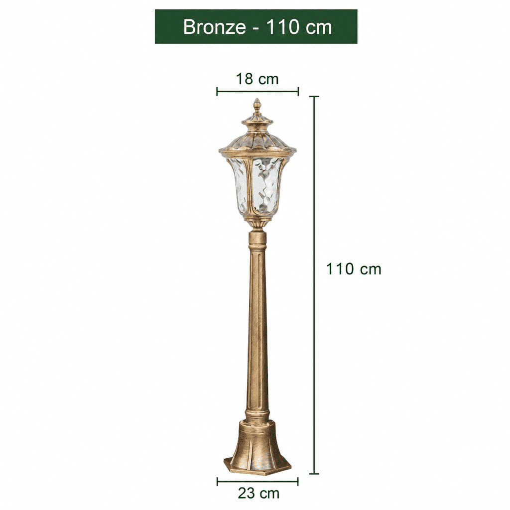 Lampadaire extérieur vintage Jardin d'Orée 