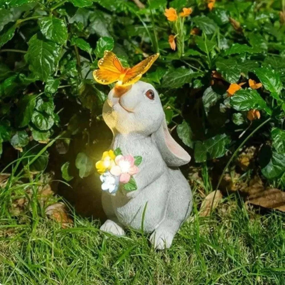 Lapin de jardin statue Jardin d'Orée 