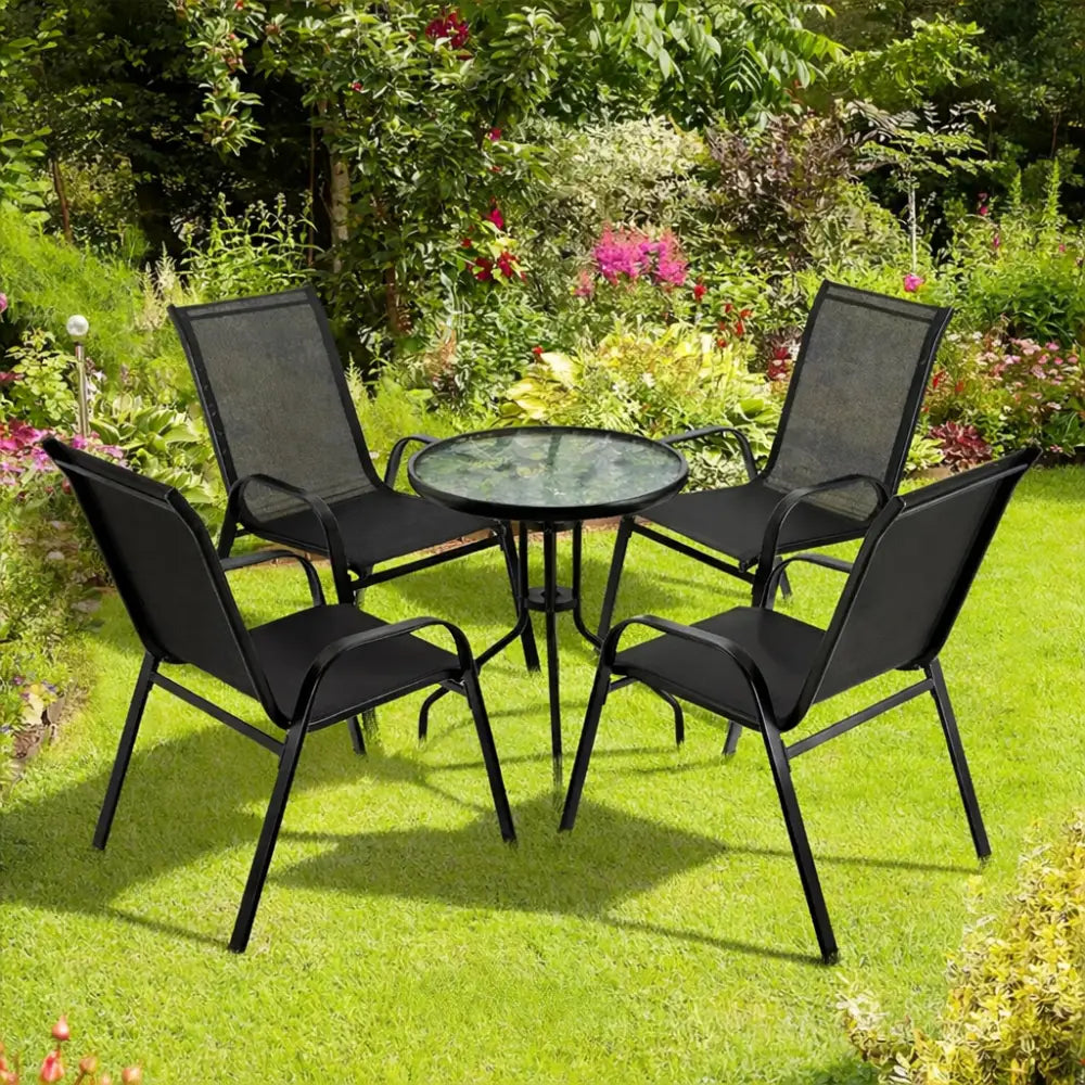 Lot 4 chaises de jardin