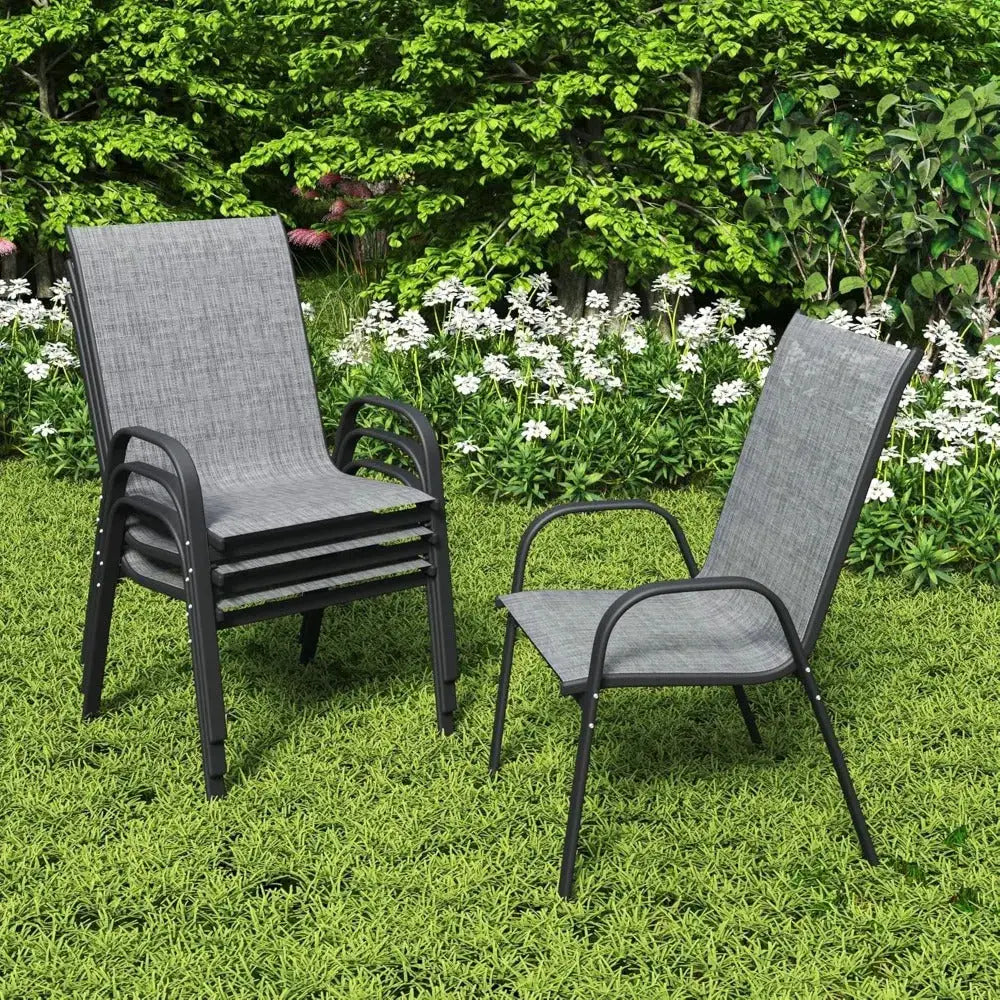 Lot de 4 chaises jardin