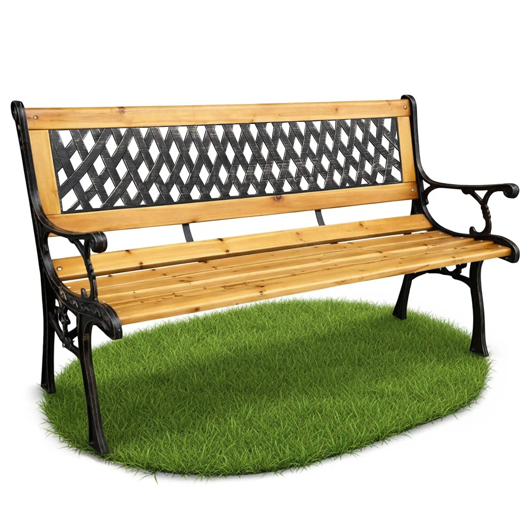 Banc de jardin bois fonte Jardin d'Orée 