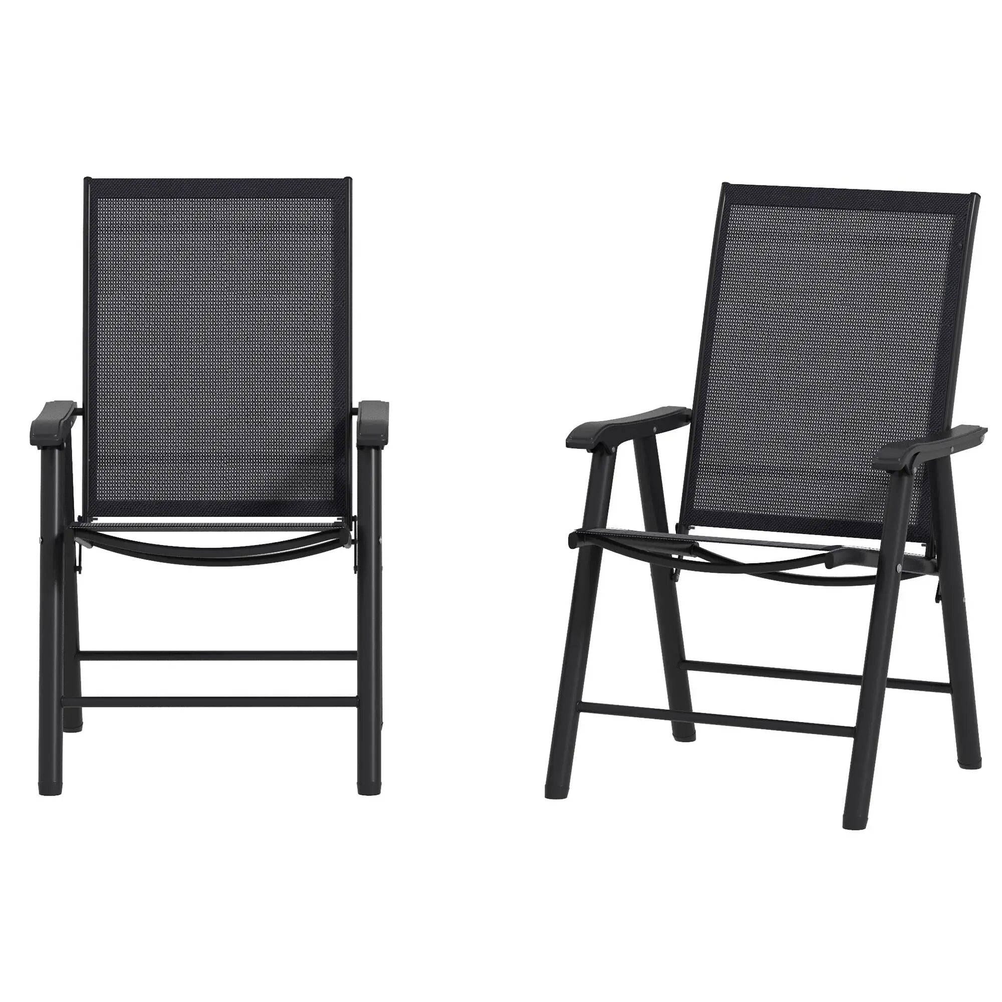 Lot de 4 chaises de jardin pliantes Jardin d'Orée 