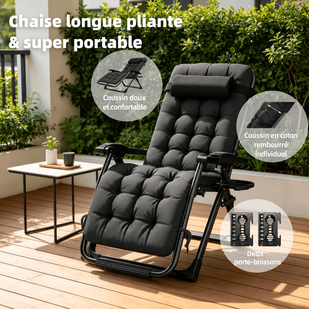Chaise de jardin relax Jardin d'Orée 