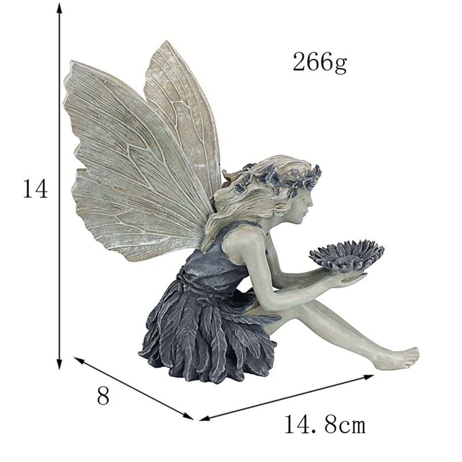Statue de jardin fée Jardin d'Orée 