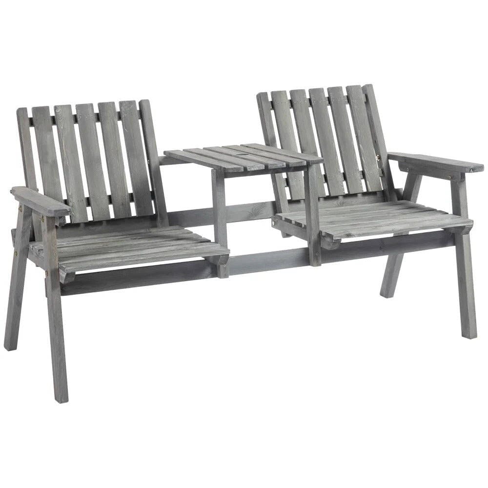 Banc de jardin avec table intégrée Jardin d'Orée 