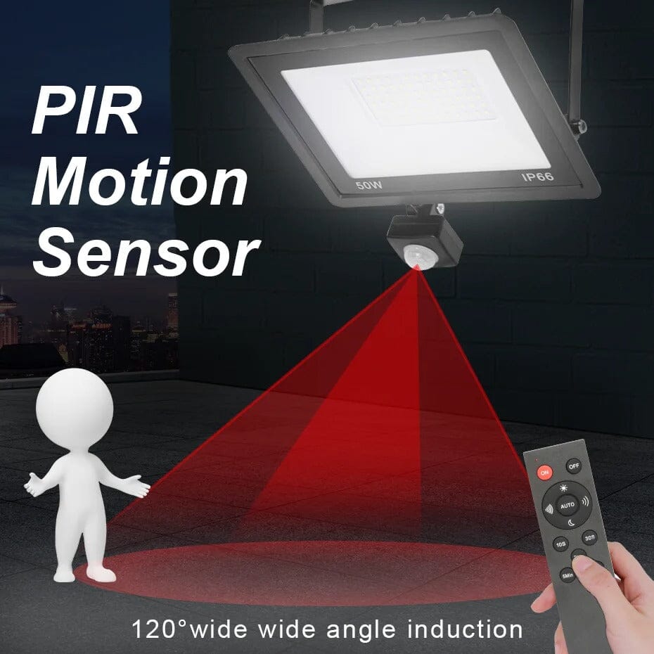 Projecteur LED extérieur avec télécommande Jardin d'Orée 
