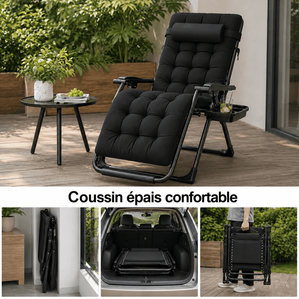 Chaise de jardin relax Jardin d'Orée 