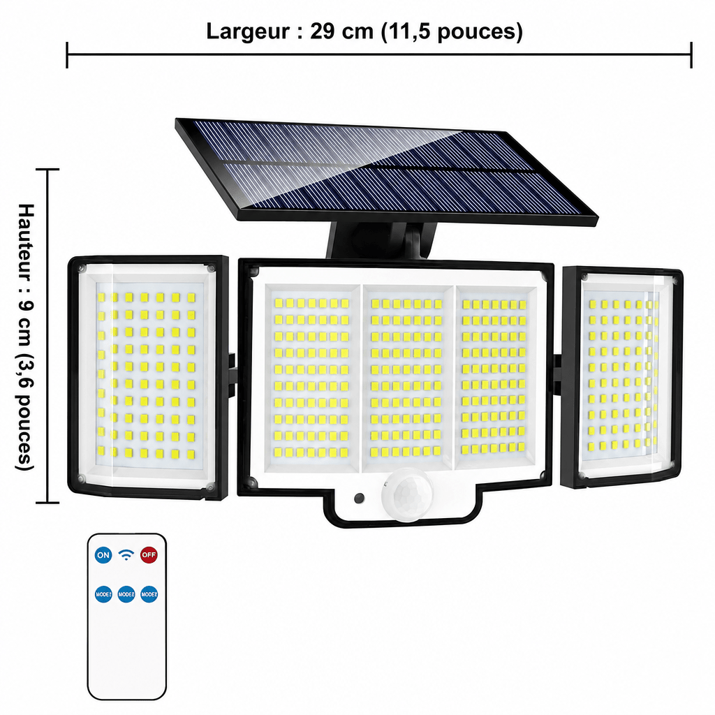 Projecteur led extérieur solaire Jardin d'Orée 