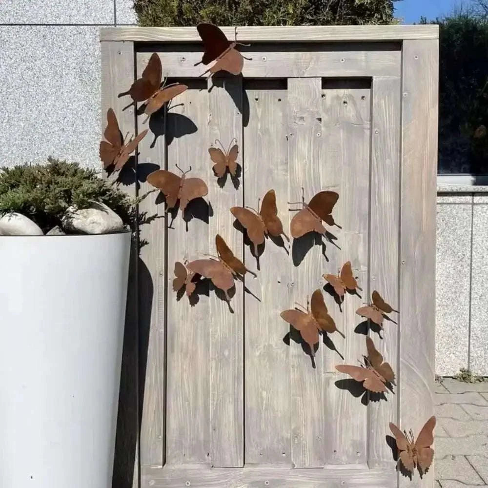 Papillon décoration murale extérieur