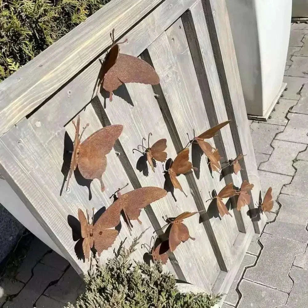 Papillon décoration murale extérieur
