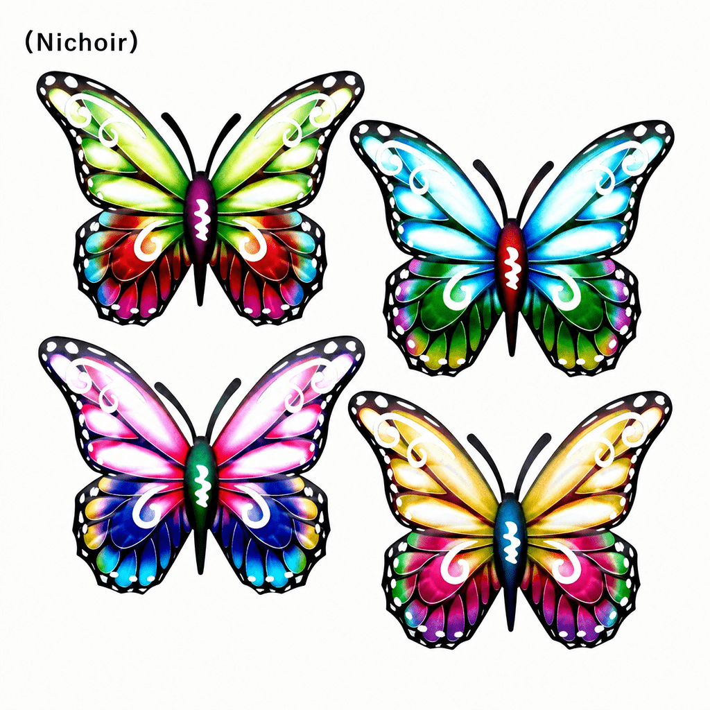 Papillon décoration murale extérieure Jardin d'Orée 