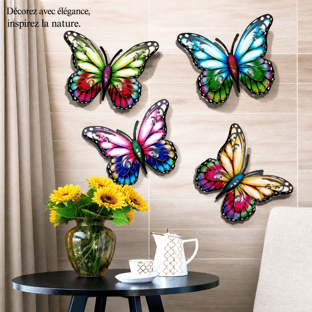 Papillon décoration murale extérieure Jardin d'Orée 