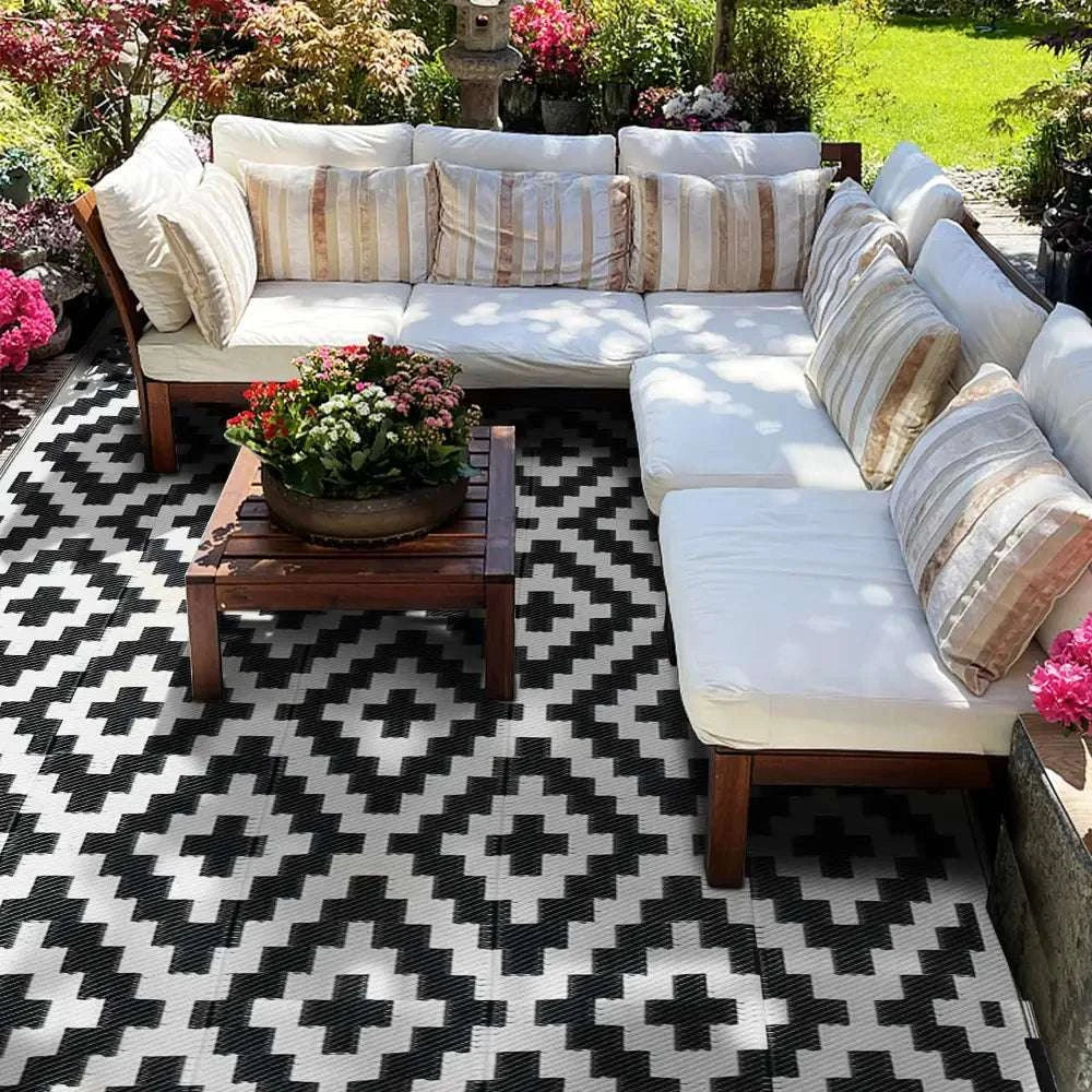 Rectangulaire tapis d extérieur