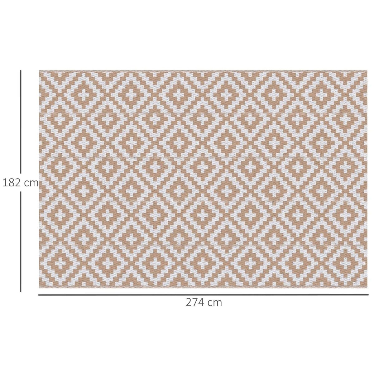 Rectangulaire tapis d'extérieur Jardin d'Orée 