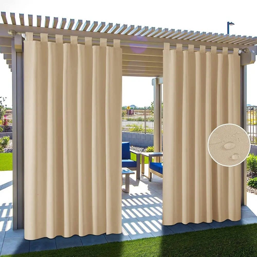 Rideaux extérieur pour pergola Jardin d'Orée 