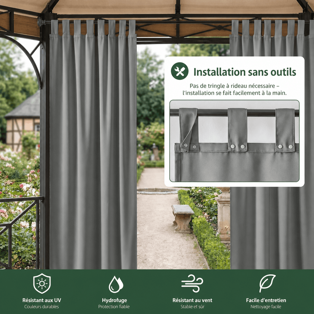 Rideaux pour extérieur Jardin d'Orée 