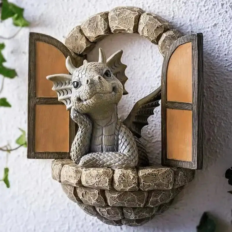 Statue de dragon de jardin