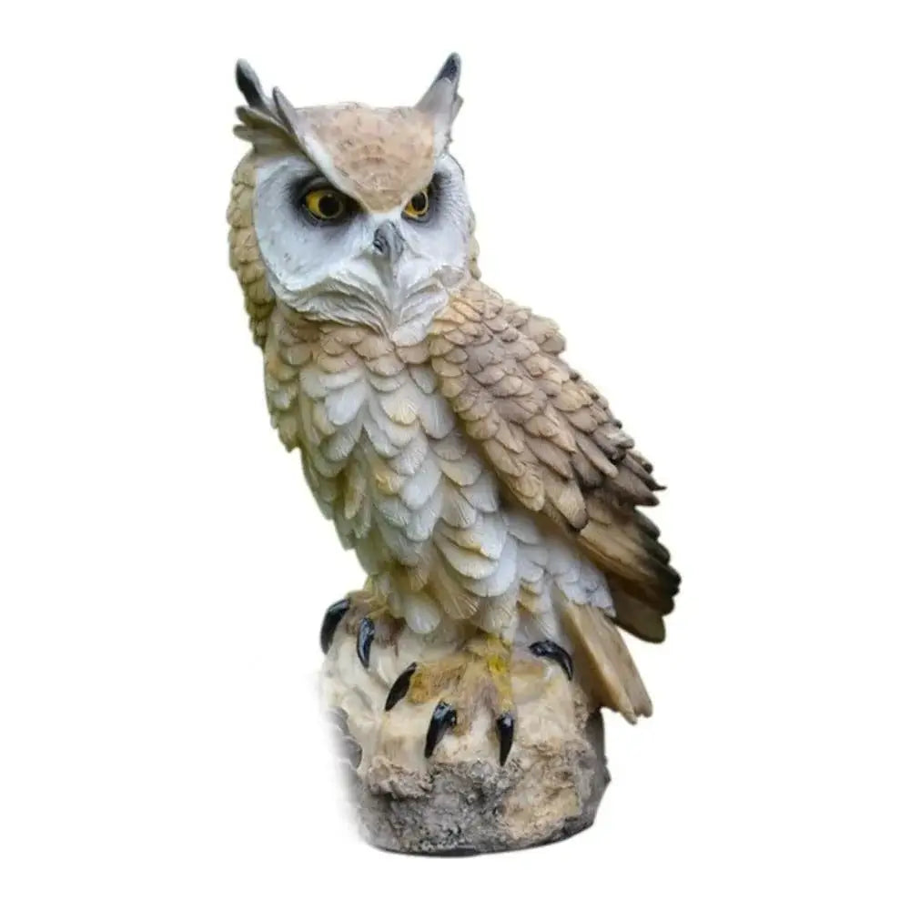 Statue de jardin hibou