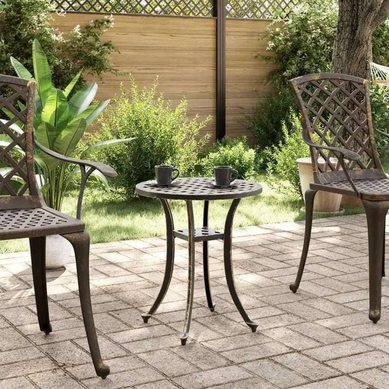Table ronde de jardin aluminium Jardin d'Orée 