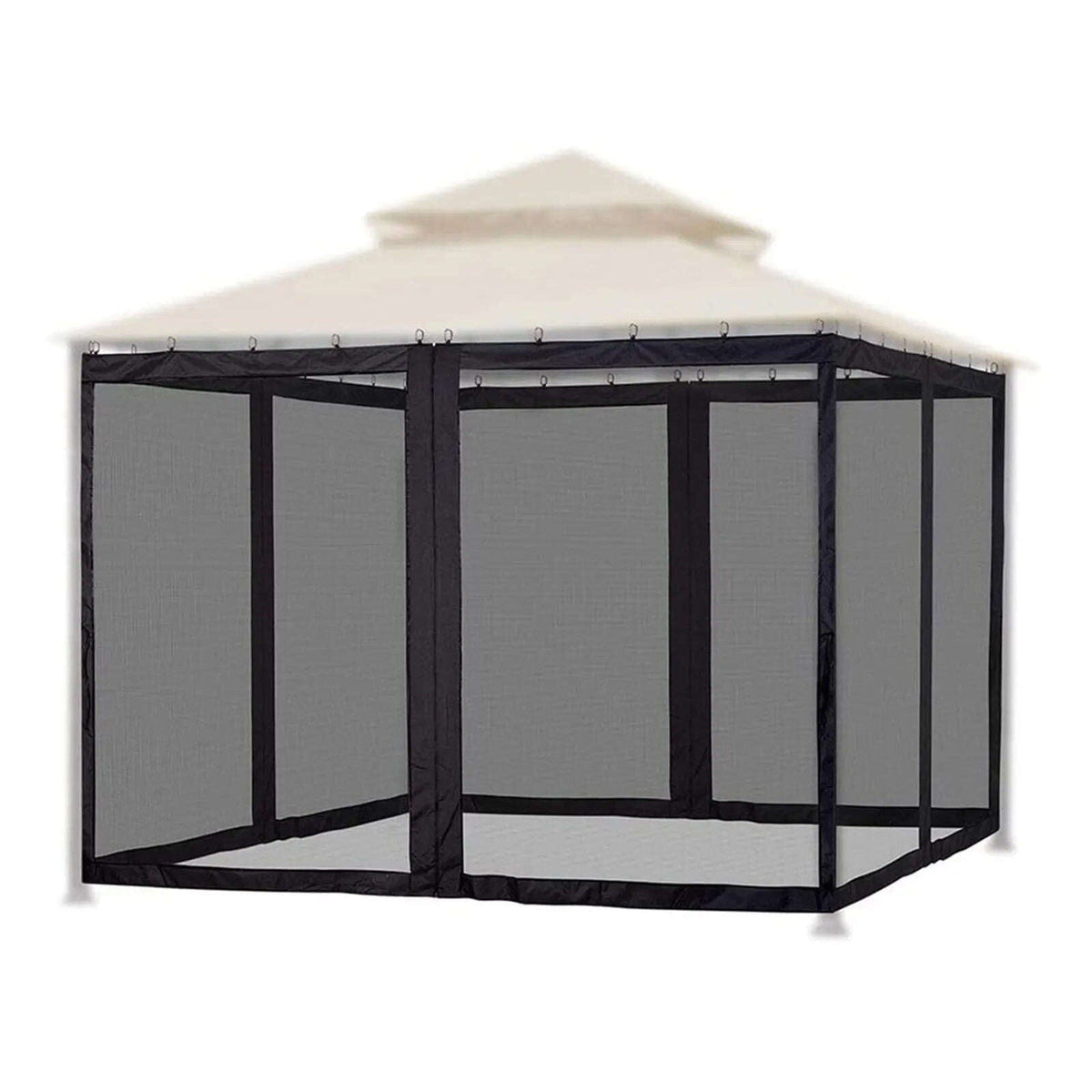 Tonnelle de jardin avec moustiquaire et rideaux Jardin d'Orée 